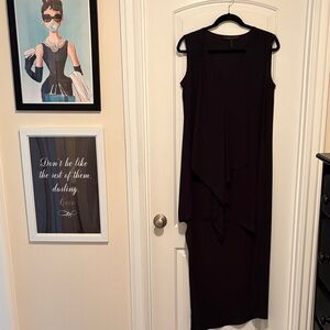 BCBGMaxAzria Black Asymmetrical Dress